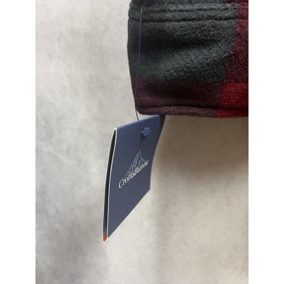 Croft & Barrow Men’s Extra Soft Flannel Shirt Colorful Plaid Red /Black Sz NWT - Picture 7 of 10